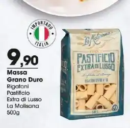 Zaffari Massa Grano Duro Rigatoni Pastificio Extra di Lusso La Molisana oferta