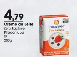Zaffari Creme de Leite Zero Lactose Piracanjuba oferta
