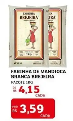 Assaí Atacadista Farinha de mandioca branca brejeira oferta