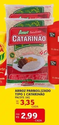 Assaí Atacadista Arroz parboilizado tipo 1 catarinão pacote oferta