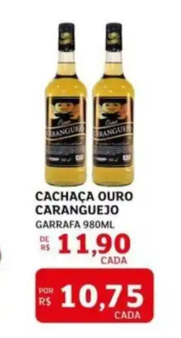 Assaí Atacadista Cachaça ouro caranguejo garrafa oferta