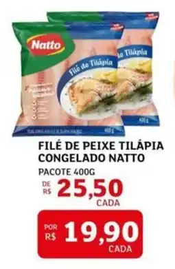 Assaí Atacadista Filé de peixe tilápia congelado natto pacote oferta