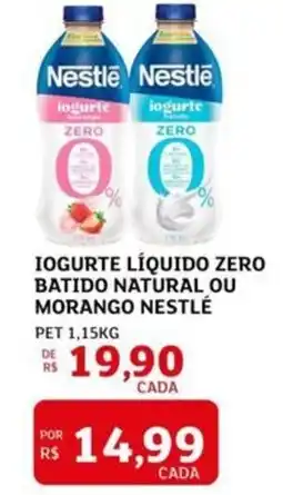 Assaí Atacadista Iogurte líquido zero batido natural ou morango nestlé oferta