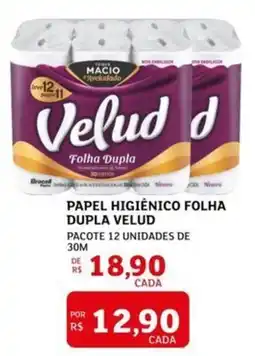 Assaí Atacadista Papel higiênico folha dupla velud oferta