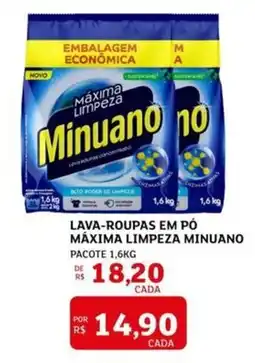 Assaí Atacadista Lava-roupas em pó máxima limpeza minuano oferta
