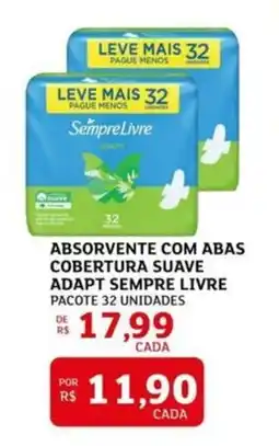 Assaí Atacadista Absorvente com abas cobertura suave adapt sempre livre oferta