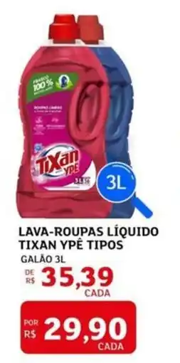 Assaí Atacadista Lava-roupas líquido tixan ypê tipos oferta