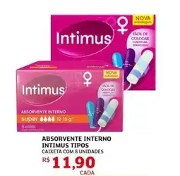 Assaí Atacadista Absorvente interno intimus tipos oferta