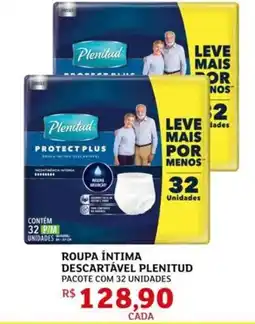 Assaí Atacadista Roupa íntima descartável plenitud oferta