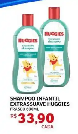Assaí Atacadista Shampoo infantil extrassuave huggies frasco oferta