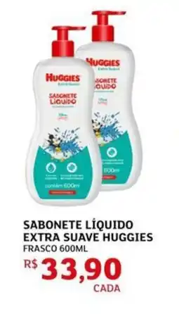 Assaí Atacadista Sabonete líquido extra suave huggies frasco oferta