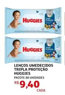 Assaí Atacadista Lenços umedecidos tripla proteção huggies oferta