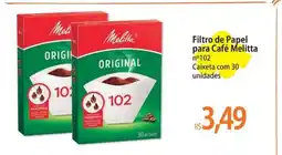 Atacadão Filtro de Papel para Café Melitta oferta