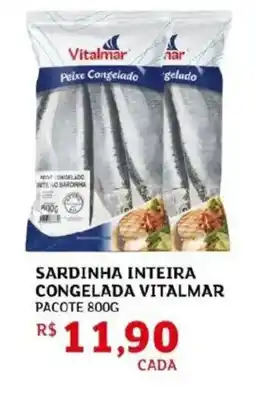 Assaí Atacadista Sardinha inteira congelada vitalmar oferta