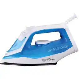 Benoit Ferro de Passar Britânia BFV202AZ A Vapor com Base Antiaderente oferta