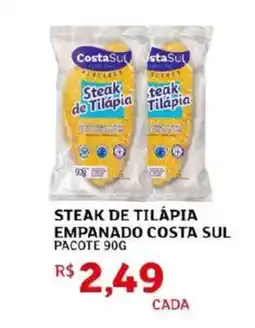 Assaí Atacadista Steak de tilapia empanado costa sul pacote oferta