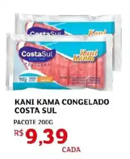 Assaí Atacadista Kani kama congelado costa sul pacote oferta