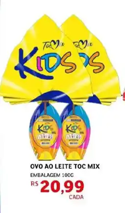 Assaí Atacadista Ovo ao leite toc mix oferta