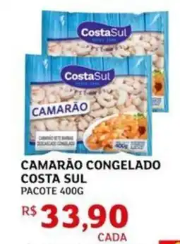 Assaí Atacadista Camarão congelado costa sul pacote oferta