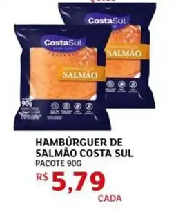 Assaí Atacadista Hamburguer de salmão costa sul oferta