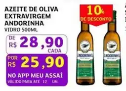 Assaí Atacadista Azeite de oliva extravirgem andorinha oferta