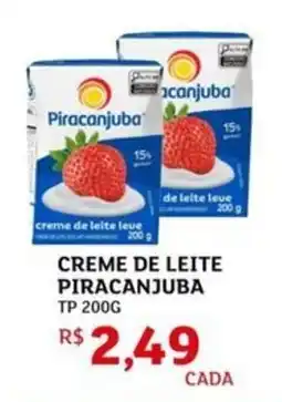 Assaí Atacadista Creme de leite piracanjuba oferta