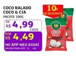 Assaí Atacadista Coco ralado coco & cia pacote oferta