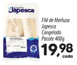 Asun Filé de Merluza Japesca Congelado Pacote oferta