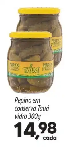 Asun Pepino em conserva Tauá vidro oferta