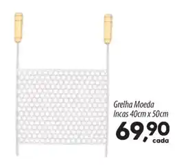 Asun Grelha Moeda Incas 40cm x 50cm oferta