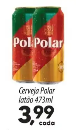 Asun Cerveja Polar latão oferta