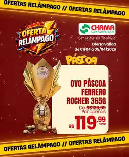 Chama Supermercados Ovo páscoa ferrero rocher oferta