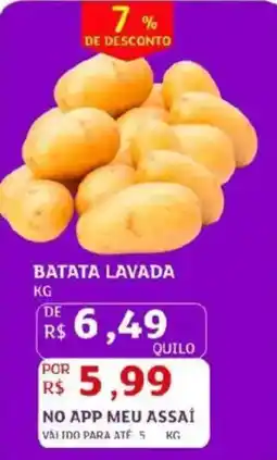 Assaí Atacadista Batata lavada oferta