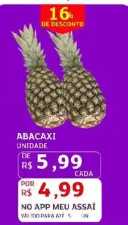 Assaí Atacadista Abacaxi unidade oferta