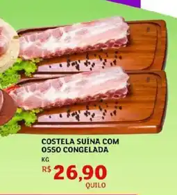Assaí Atacadista Costela suína com osso congelada oferta