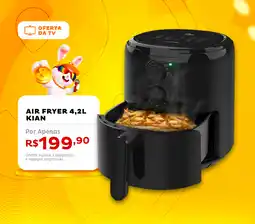 Casa e Vídeo Air fryer kian oferta