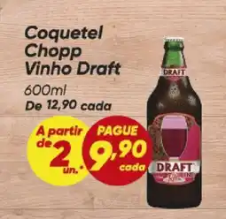 Dia Coquetel Chopp Vinho Draft oferta