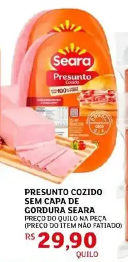 Assaí Atacadista Presunto cozido sem capa de gordura seara oferta