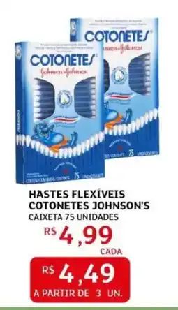 Assaí Atacadista Hastes flexíveis cotonetes johnson's oferta