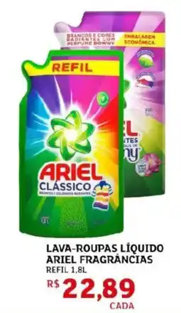 Assaí Atacadista Lava-roupas líquido ariel fragrâncias refil oferta