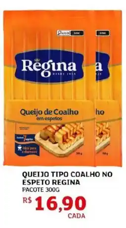 Assaí Atacadista Queijo tipo coalho no espeto regina pacote oferta