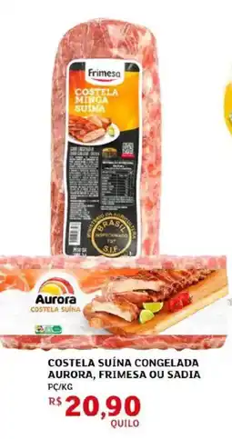 Assaí Atacadista Costela suína congelada aurora, frimesa ou sadia oferta