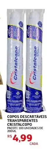 Assaí Atacadista Copos descartáveis transparentes cristalcopo oferta