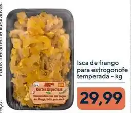 Coop Isca de frango para estrogonofe temperada oferta