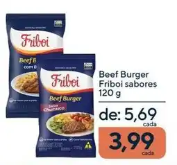 Coop Beef Burger Friboi sabores oferta