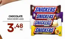 Mercadão Atacadista Chocolate snickers oferta