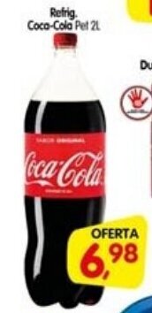 Cercadão Refrig. Coca-Cola pet 2L oferta