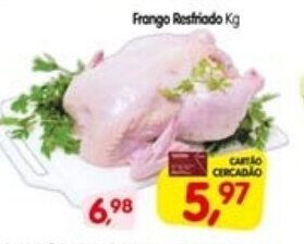 Cercadão Frango Resfriado 1kg oferta
