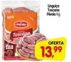 Cercadão Linguica Toscana Perola 1kg oferta