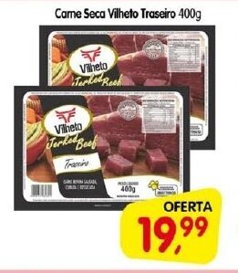 Cercadão Carne Seca Vilheto Traseiro 400g oferta